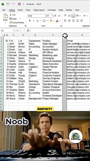 Auto Delete Columns in MS Excel 😲 | Smart Excel Cleanup Trick! #asmr #excel #shorts #trendingshorts