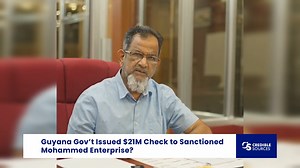 96K views · 1K reactions | Newly surfaced evidence shows a $21M government-issued check to sanctioned businessman Nassar Mohammed’s company in December 2024. Despite sanctions, Mohammed Enterprise allegedly continued to win government contracts. Meanwhile, photos contradict President Irfan Ali’s denial of using a Mohammed-owned vehicle. Is there more to this story? Watch now! | Credible Sources | Facebook