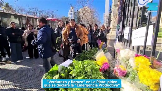 Verdurazo y florazo en La Plata: piden que se declare la emergencia productiva