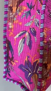 Pink Block Print Quilted Cotton Tote Bag - Travel Handbag - Etsy