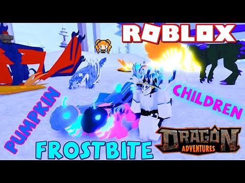 ROBLOX DRAGON ADVENTURES WINTER EVENT! What does the FROSTBITE Potion do Pumpkin / Skeleton Breeding