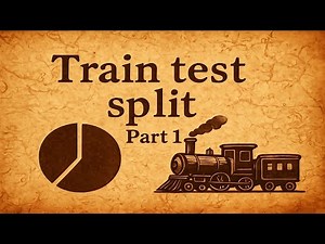 Train-Test Split & Cross Validation Explained | K-Fold, LOOCV in Machine Learning