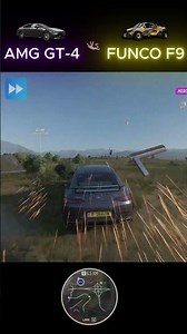 AMG GT 4 vs FUNCO F9 #shorts