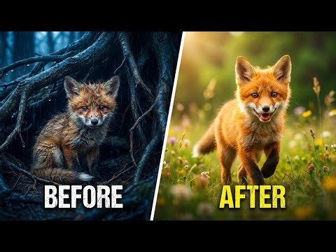 The Lonely Fox Kit: A Story of Survival & Hope 🦊❤️