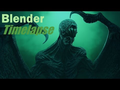 Blender to Krita Time-lapse - Vampire