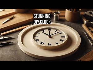 342|Transform A Simple Tray Mold Into A Stunning Clock @LadyinResin