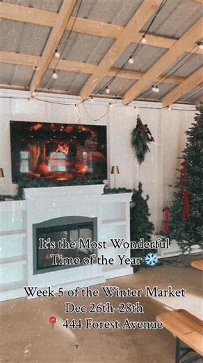 Winter Market Week 5 December 26th-28th 📍 444 Forest Avenue Market Hours 🕰️ Friday 4-8 Saturday 11-8 Sunday 11-6 #buffaloholidaymarket #buffaloevents #buffalony #shoplocal #buffalove | Buffalo Holiday Market