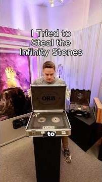 I tried to steal the real infinity stones #marvel #avengers #shorts