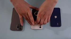 Magsafe Wallet with Ring for iPhone 12 / Pro/ProMax/Mini - iPhone12 Vegan Leather Card Holder Gold Finger Grip Rings - Kickstand Magnet Credit Cards Holders Back of Apple Mag Safe Max (Black)