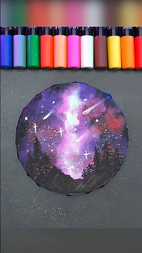 How to Paint a Galaxy (Space Painting Techniques)
