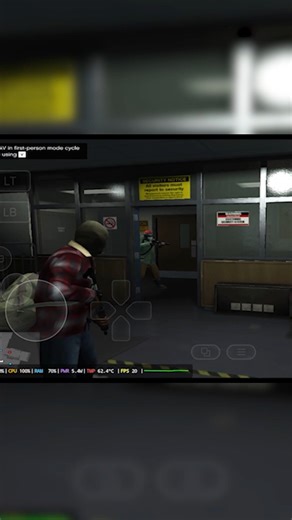 GTA 5 On Mobile 😱 (Full Video On Channel)#gtavmobile #gtav