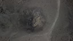 Pemandangan udara Trona Pinnacles