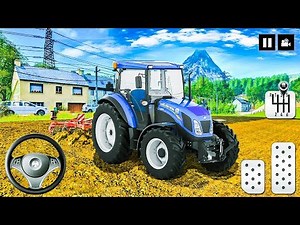 Direksiyonlu Traktör Tarım Simülatör Oyunu - Tractor Farming Driver Simulator - Android Gameplay