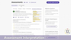 PathwayU 101: Assessment Interpretation