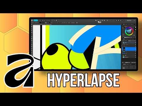 Creating Bee Logo in Affinity (Hyperlapse)