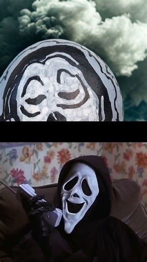"Wassup" Ghostface Rock Painting 🖌️🤪 ​#ScaryMovie #Wassup #Ghostface #RockPainting #PaintedRocks
