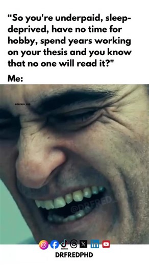 Dissertation Writing Service | Coach on Instagram: "Some sacrifices only fellow academics truly get 😅 Years of sleep deprivation, endless revisions, and emotional rollercoasters just to contribute a tiny piece to knowledge and yes, most people won’t read it. Can you relate? Tag a friend who’s living this reality DM the word YESDR to get personalized help with thesis writing, structuring, editing, or finishing your research efficiently #phdmemes #gradschoolproblems #viral#mastersstudent #academi