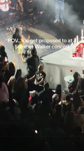 Proposal at a Summer Walker Concert — Emotional Live Moment