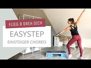 EasyStep - Step Choreo - Flieg & Dreh dich // Step Aerobic Anfänger // 45 Min. // 24.11.20
