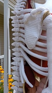 12K views · 300 reactions | ✨Pattern: https://patternshere.com/unlock/?pattern=crochet-skeleton This full crochet human skeleton — complete with organs — is a true masterpiece of creativity and skill! 臨 Created by amazing @MadPigCreations #Crochet #Crocheting #CrochetInspirations #CrochetLove | Crochet Tutorial | Facebook