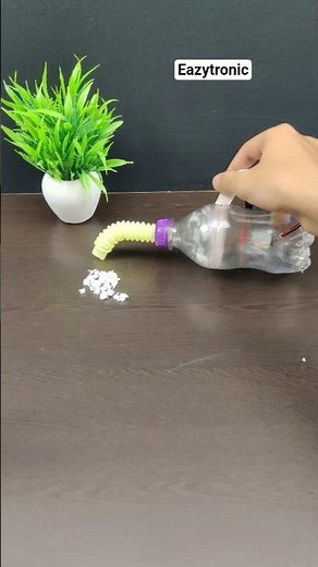 How to make vacuum cleaner with plastic bottle #vacuum #vacuumcleaner #diy #arduinoprojects