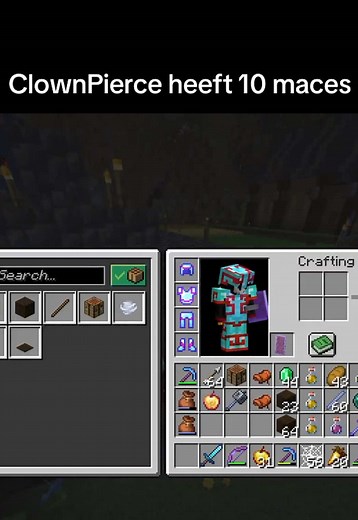 ClownPierce en de 10 Maces in Minecraft