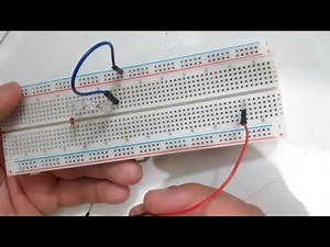 Encender 3 led en la protoboard, circuito serie