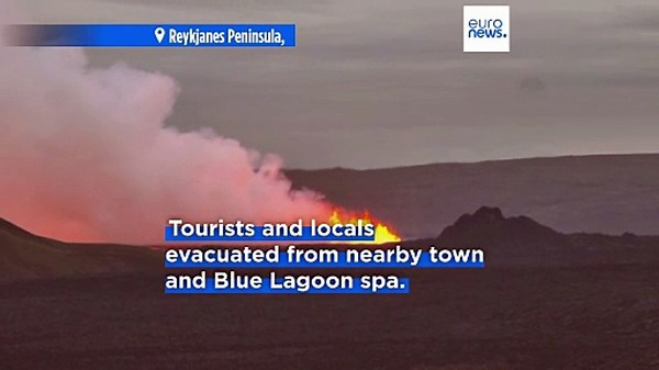 Iceland volcano: Tourists evacuated after ninth eruption since 2023