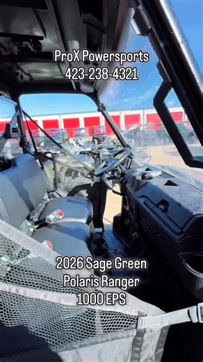 🔥 Meet the 2026 Polaris Ranger 1000 EPS — Smooth Power. Solid Capability. Built to Get It Done. 💪🌾 Call 423-238-4321 with questions today! 👉 Browse more Polaris models here: https://www.proxpowersports.com/Inventory/All-Inventory-In-Stock/Polaris If you’re looking for a machine that works hard without overcomplicating things, the Ranger 1000 EPS is your go-to. Strong torque, electronic power steering, and dependable performance make it a do-it-all utility side-by-side for property owners, hu