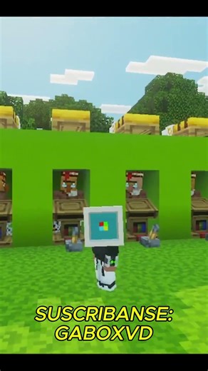 ¡TRUCO de Aldeanos a 1 ESMERALDA! 💎 #minecraft #gaboxvd #minecrafttutorial #lamancha #tutorial