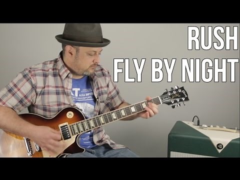 Rush - Fly By Night - Guitar Lesson - How to Play - Tutorial