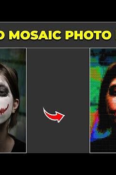 How to Make Lego Mosaic Photo - Photoshop Tutorial
