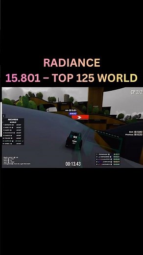 TOP 125 WORLD 😎 RADIANCE – 15.801 | Trackmania Weekly Shorts Week 50