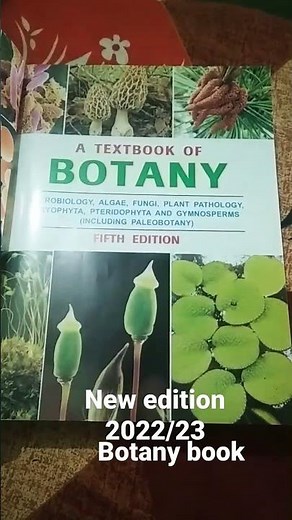Best book of botany for Bsc Msc and Ifo Cover microbiology psychology and each topic of first year