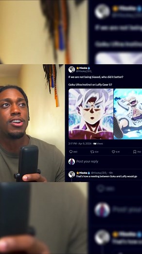 Goku Ultra Instinct or Luffy Gear 5?! Which is better? #dbz #onepiece