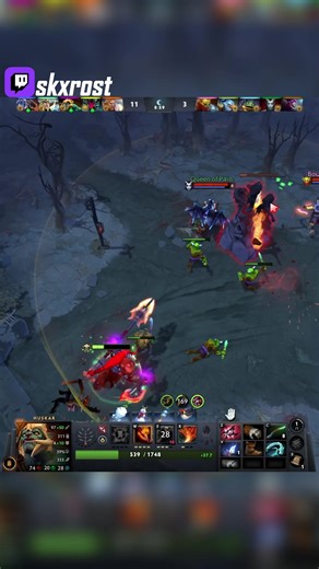Dota Highlights: TV and SKXROST Gameplay