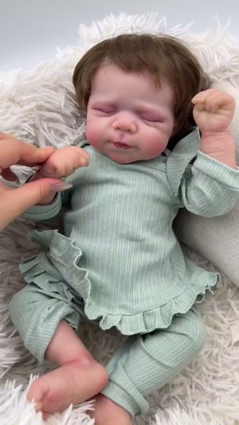 Amazon.com: ROSHUAN Anatomically Correct Baby Boy 18 inch Reborn Realistic Baby Dolls Vinyl Full Body Squishy Newborn Sleeping Bebe Lifelike Real Life Size Baby Dolls with Rooted Hair Kids Gifts : Toys & Games