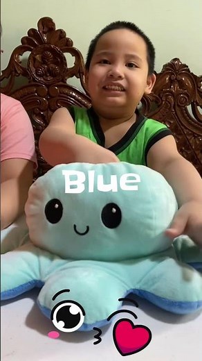 Reversible Octopus Plush | Flip Moody Octopus #reversibleocto #Octoplushtoy #inky #blue #shorts