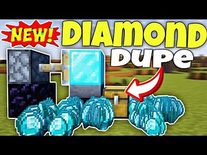 Minecraft 1.21 : How To Make Automatic Unlimited {DIAMOND Duper/Farm} || Tutorial In Bedrock,Java