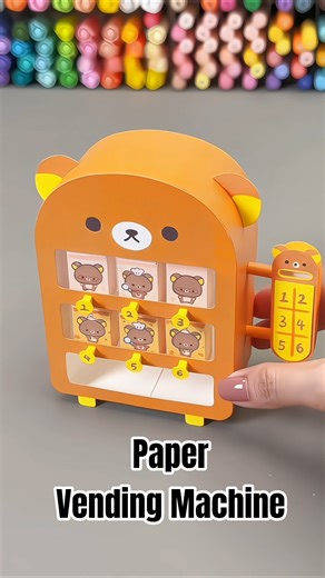 Working 😱Paper Vending Machine #artandcraft #diy #craft #viral #trending