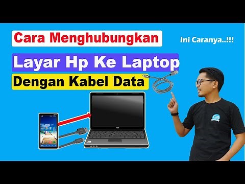 How to Connect a Cell Phone Screen to a Laptop Using a Data Cable
