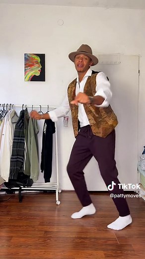 Expressive RnB Dance Moves in a Minimalist Room