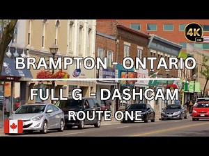 Brampton G Driving Test Tips: Complete Route 1 Guide - Dashcam (No Sound) | City Explorer