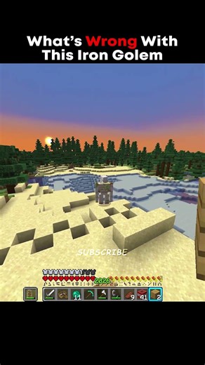 What's Wrong With This Iron Golem #minecraft #mlgclutch #pvp #clutch #manhunt #gaming