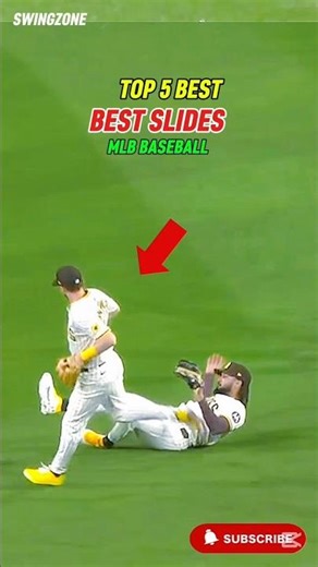 Top 5 best slides in Major League Baseball#BestSlides #MLBHighlights #BaseballPlays#mlbpower #mlb