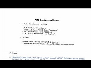 How to activate AMD Smart Access Memory?