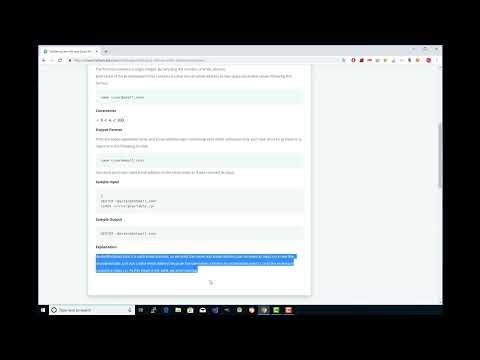 HackerRank Practice Python 86 VAlidating and PArsing Email address