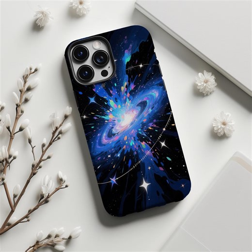 Cosmic Nebula Explosion Phone Case,cyberpunk Fluid Art,futuristic & Vibrant,for iPhone 17 16 15 14 13 12 11 Pro Max,samsung S25 S24 ,magsafe - Etsy