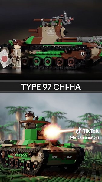 The limited-edition Type 97 Chi-Ha Japanese Medium Tank arrives on preorder this Friday at 8:00 AM on brickmania.com! Order by 3/17/24 to secure your copy! And before the Cobi crowd comes calling, we like them and sell thier products in our retail stores. However, those kits are mass produced. These are small batches, genuine new LEGO, premium custom elements, and are true works of art created by a very small team. Both are cool. Both are different. Both are not for everyone.