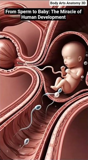 From Sperm to Baby: The Miracle of Human Development | Gut Health | Body Arts Anatomy 3D